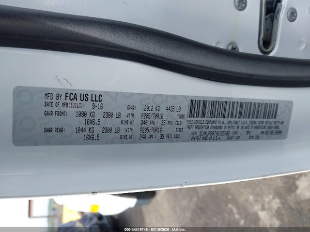 1C4NJPBA7HD125082 Jeep Patriot Sport Fwd