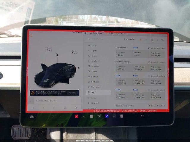 Продажа на аукционе авто 2021 Tesla Model 3 Long Range Dual Motor All-wheel Drive, vin: 5YJ3E1EBXMF050622, номер лота: 44418835