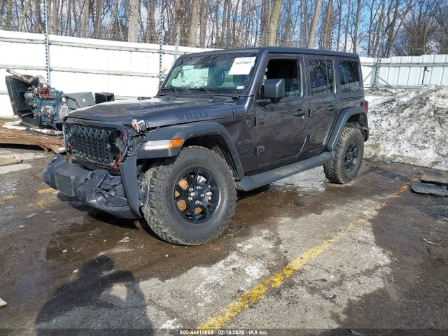 44418869 :رقم المزاد ، 1C4PJXDG7SW608559 vin ، 2025 Jeep Wrangler 4-door Willys 4x4 مزاد بيع