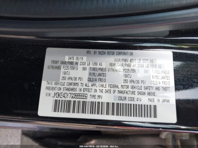 JM3KE4DY7G0665559 Mazda Cx-5 Grand Touring