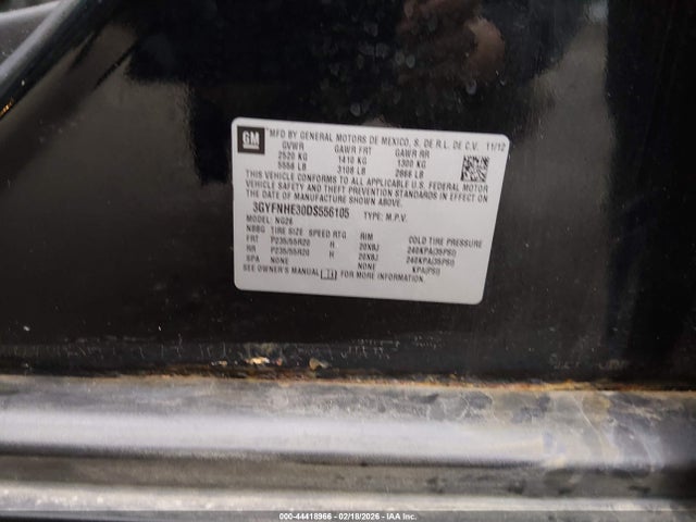 2013 CADILLAC SRX 3GYFNHE30DS556105 Photo 8