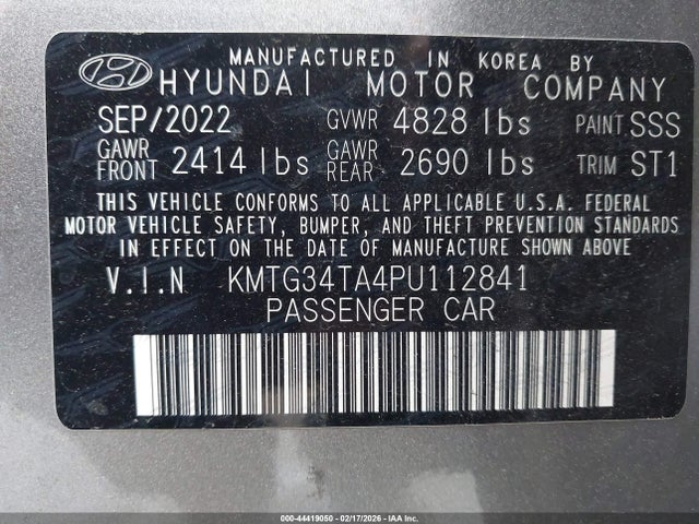 KMTG34TA4PU112841 Genesis G70 2.0t Awd