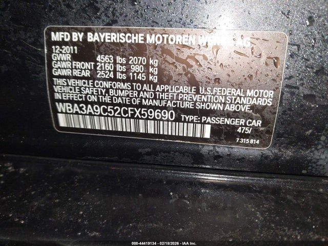 2012 BMW 335I WBA3A9C52CFX59690 Photo 8