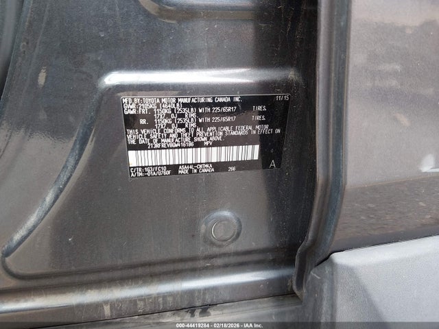 Toyota Rav4 Xle 2016 2T3RFREV8GW416186 Image 9