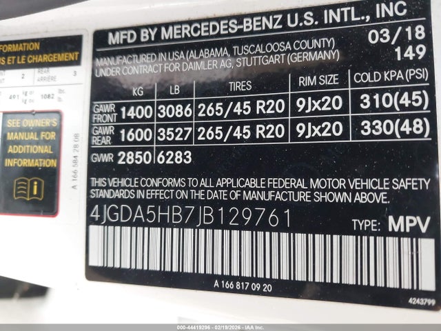 2018 MERCEDES-BENZ GLE 350 4JGDA5HB7JB129761 Photo 8