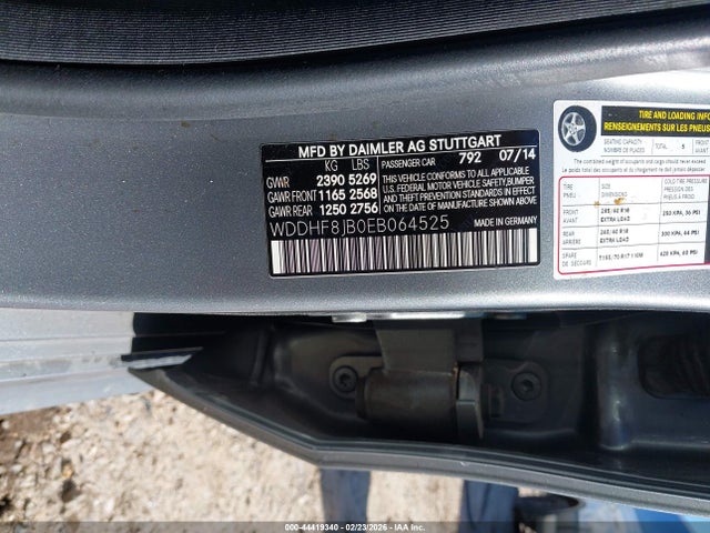 Aukcja sprzedaży 2014 Mercedes-benz E 350 4matic, vin: WDDHF8JB0EB064525, numer aukcji: 44419340