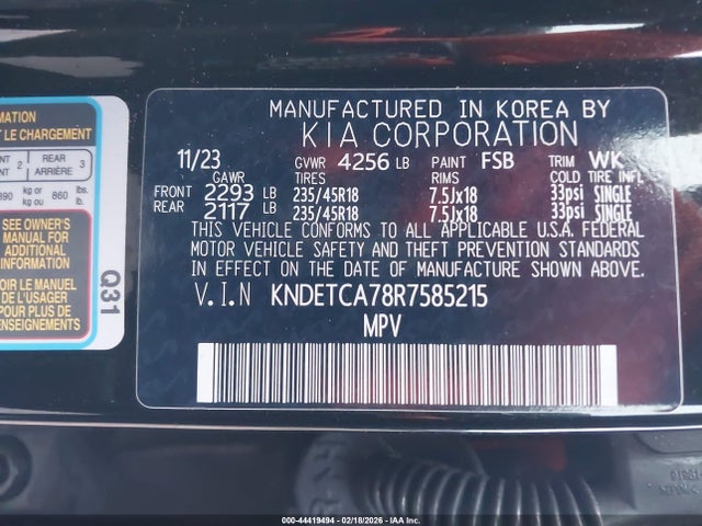 2024 KIA SELTOS KNDETCA78R7585215 Photo 8