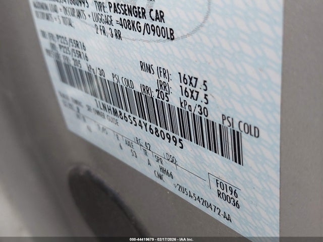 2004 LINCOLN LS 1LNHM86S54Y680995 Photo 8
