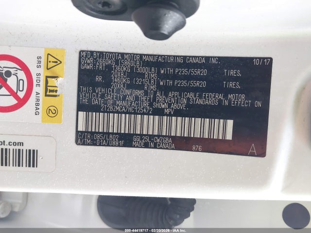 Aukcja sprzedaży 2017 Lexus Rx 350, vin: 2T2BZMCA7HC125472, numer aukcji: 44419717