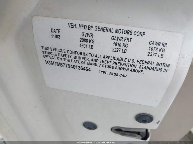 2004 CADILLAC CTS 1G6DM577940136464 Photo 8