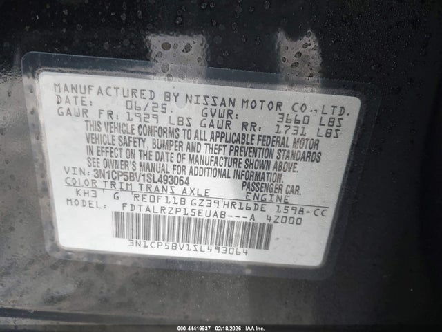 Nissan Kicks Play S 2025 3N1CP5BV1SL493064 Image 9