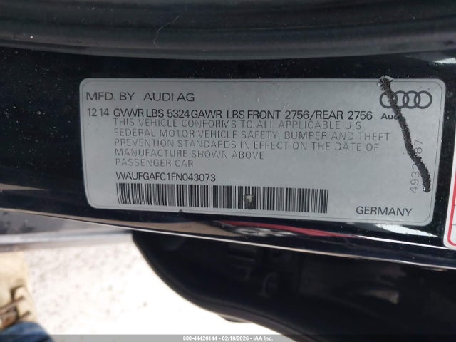 2015 AUDI A6 WAUFGAFC1FN043073 Photo 8