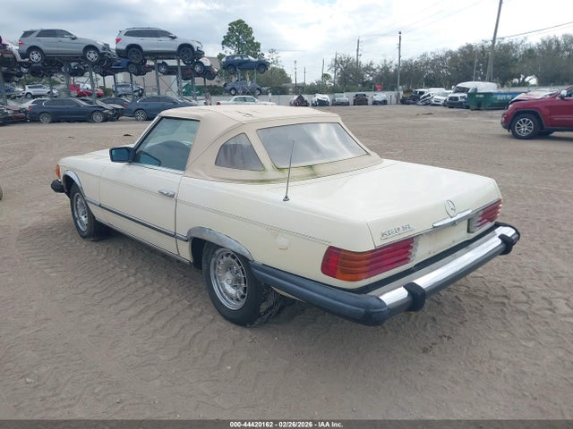 44420162 :رقم المزاد ، WDBBA45A2BB003681 vin ، 1981 Mercedes-benz 380 Sl مزاد بيع