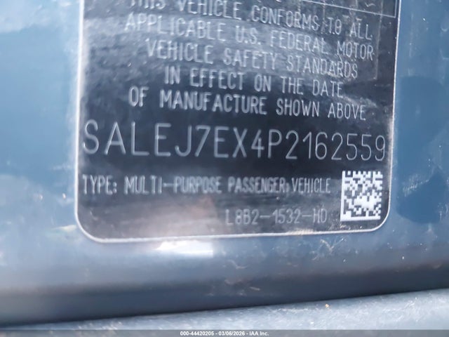 44420205 :رقم المزاد ، SALEJ7EX4P2162559 vin ، 2023 Land Rover Defender 110 S مزاد بيع