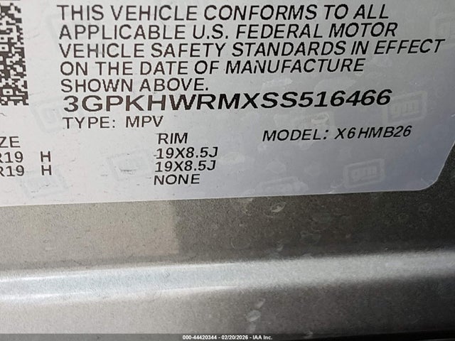 Aukcja sprzedaży 2025 Honda Prologue Touring, vin: 3GPKHWRMXSS516466, numer aukcji: 44420344