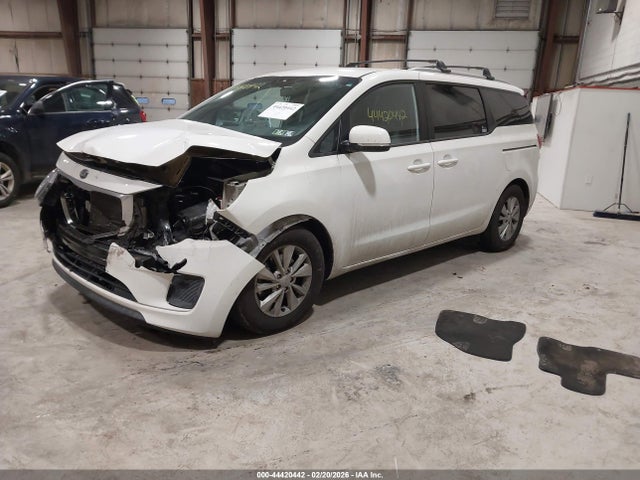44420442 :رقم المزاد ، KNDMB5C14G6091309 vin ، 2016 Kia Sedona Lx مزاد بيع