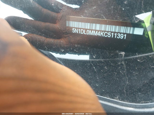 44420461 :رقم المزاد ، 5N1DL0MM4KC511391 vin ، 2019 Infiniti Qx60 Luxe مزاد بيع