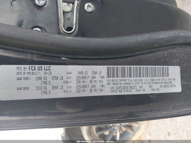 2019 DODGE JOURNEY 3C4PDCBB3KT863271 Photo 8