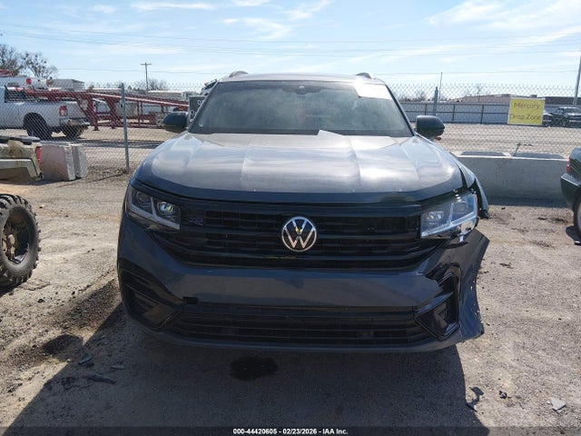 44420605 :رقم المزاد ، 1V2SE2CA0PC200281 vin ، 2023 Volkswagen Atlas Cross Sport 3.6l V6 Sel/3.6l V6 Sel R-line Black مزاد بيع