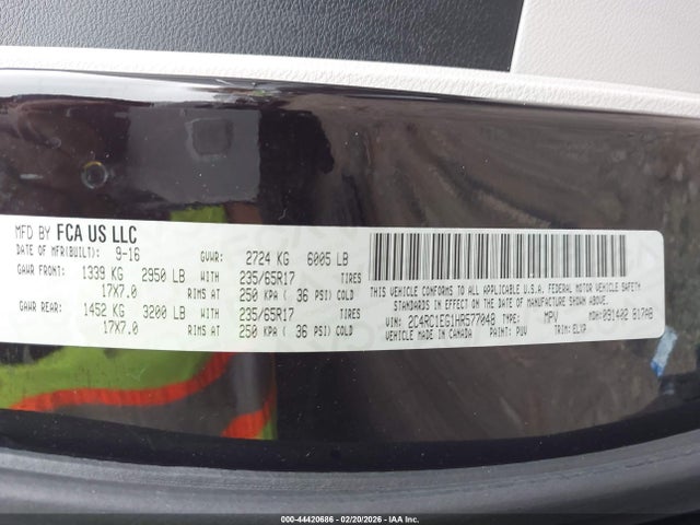 2017 CHRYSLER PACIFICA 2C4RC1EG1HR577048 Photo 8
