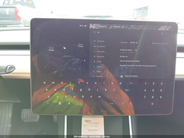 Tesla Model 3 Long Range/mid Range/standard Range/standard Range Plus 2019 5YJ3E1EAXKF345563 Image 19