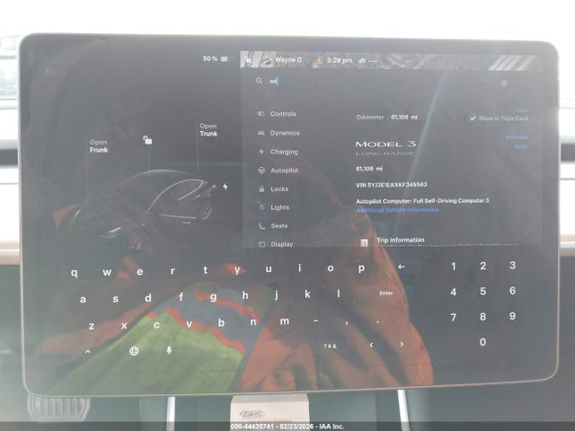 2019 TESLA MODEL 3 5YJ3E1EAXKF345563 Photo 6