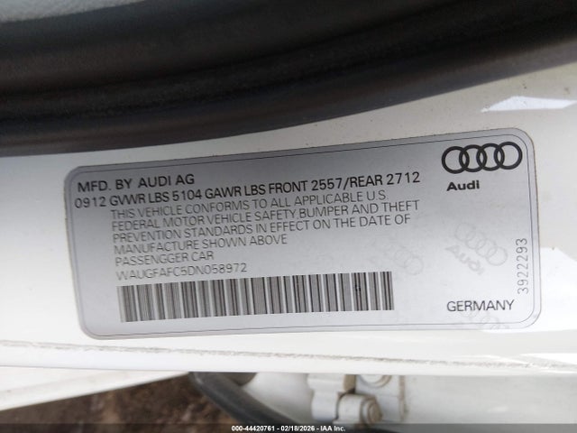 2013 AUDI A6 WAUGFAFC5DN058972 Photo 8