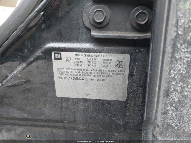 2011 CADILLAC CTS 1G6DG5EYXB0156237 Photo 8