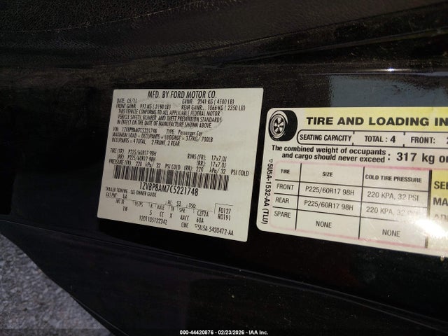 2012 FORD MUSTANG 1ZVBP8AM7C5221748 Photo 8