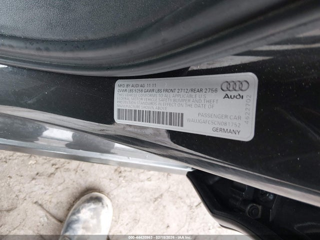 2012 AUDI A6 WAUJGAFC5CN081752 Photo 8