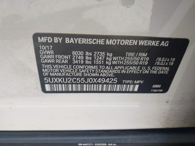 2018 BMW X6 5UXKU2C55J0X49425 Photo 8