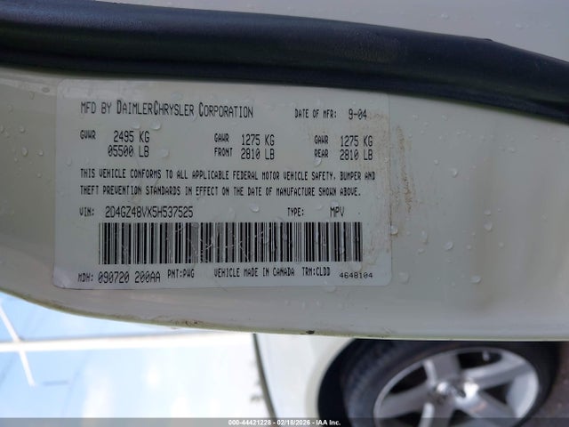 Продаж на аукціоні авто 2005 Dodge Magnum Sxt, vin: 2D4GZ48VX5H537525, номер лоту: 44421228