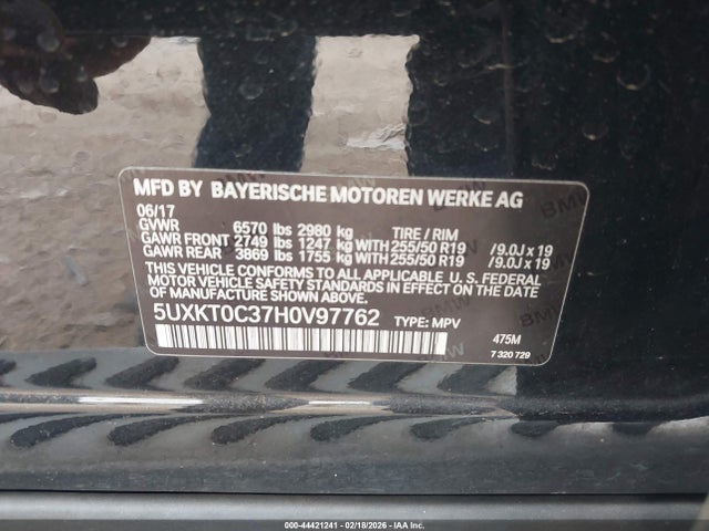Продажа на аукционе авто 2017 Bmw X5 Edrive Xdrive40e Iperformance, vin: 5UXKT0C37H0V97762, номер лота: 44421241
