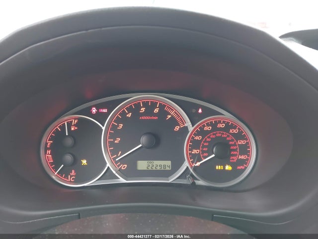 44421277 :رقم المزاد ، JF1GH766X9G810662 vin ، 2009 Subaru Impreza Wrx مزاد بيع
