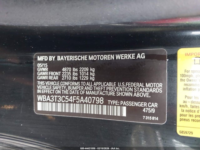 2015 BMW 435I WBA3T3C54F5A40798 Photo 8