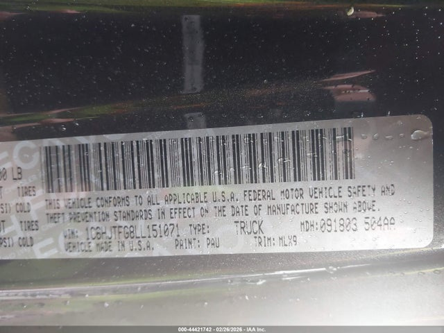 2020 JEEP GLADIATOR 1C6HJTFG8LL151071 Photo 8