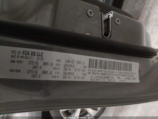 44421904 :رقم المزاد ، 1C4PJMDNXLD534497 vin ، 2020 Jeep Cherokee Limited 4x4 مزاد بيع
