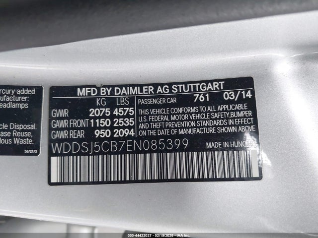 2014 MERCEDES-BENZ CLA 45 AMG WDDSJ5CB7EN085399 Photo 8