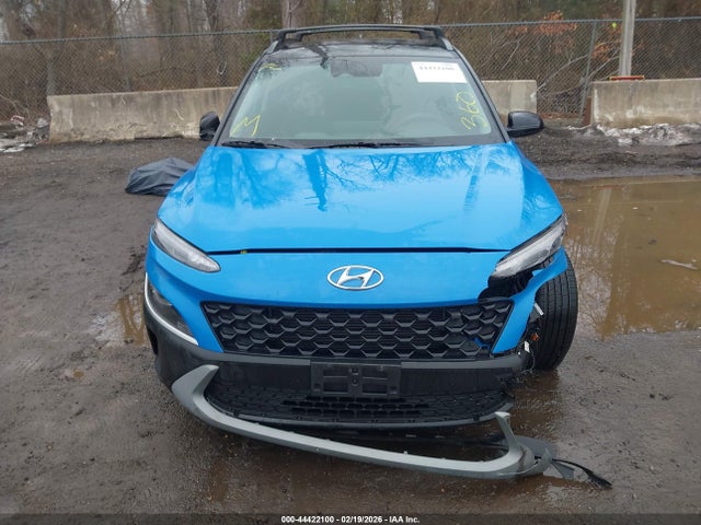 44422100 :رقم المزاد ، KM8K62AB0NU902209 vin ، 2022 Hyundai Kona Sel مزاد بيع