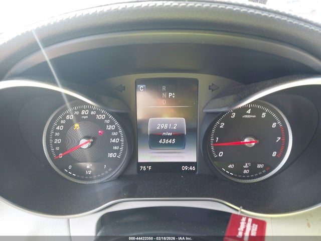 44422350 :رقم المزاد ، WDDWK4JB2HF522333 vin ، 2017 Mercedes-benz C 300 مزاد بيع