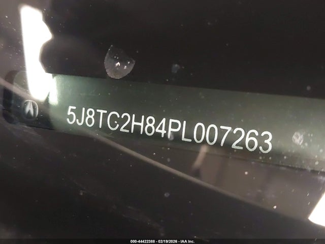 44422388 :رقم المزاد ، 5J8TC2H84PL007263 vin ، 2023 Acura Rdx A-spec Advance Package مزاد بيع