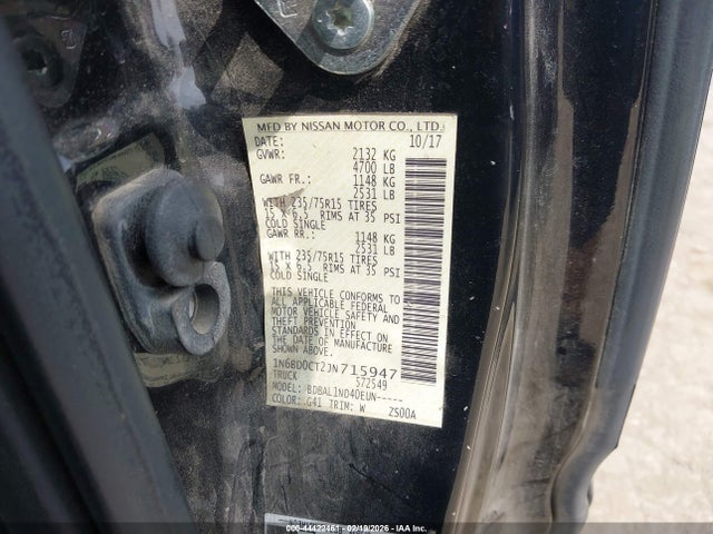 2018 NISSAN FRONTIER 1N6BD0CT2JN715947 Photo 8