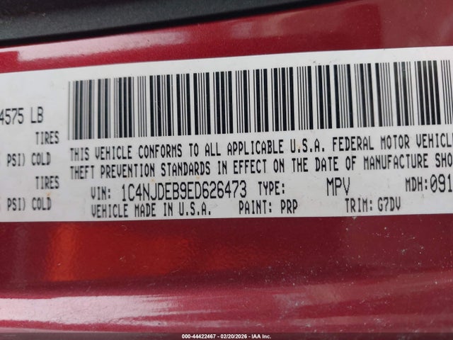 2014 JEEP COMPASS 1C4NJDEB9ED626473 Photo 8