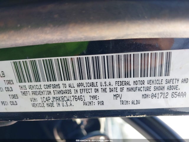 2012 JEEP LIBERTY 1C4PJMAK8CW176461 Photo 8