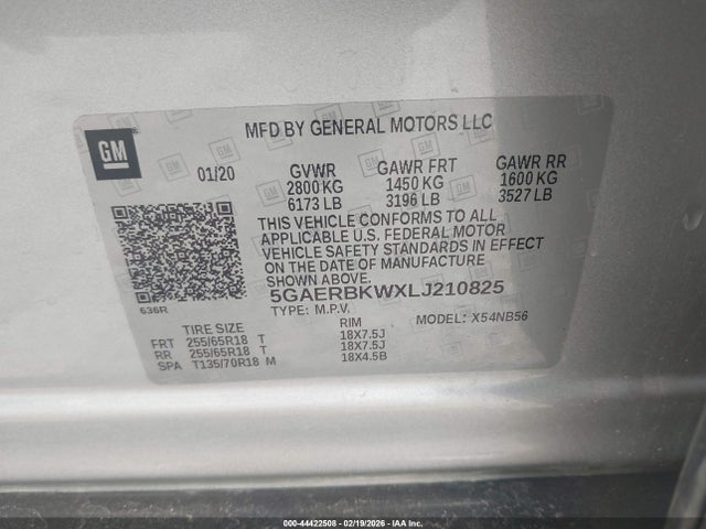 5GAERBKWXLJ210825 Buick Enclave Essence