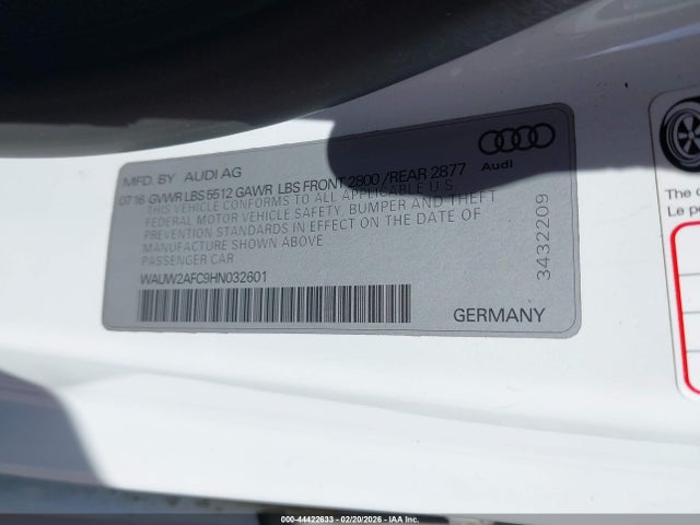 2017 AUDI A7 WAUW2AFC9HN032601 Photo 8