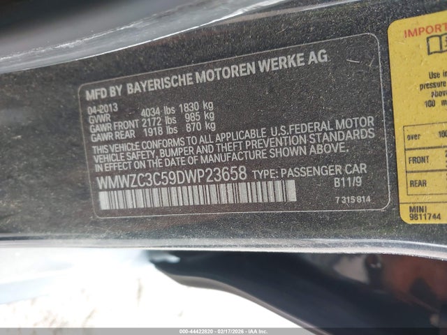 2013 MINI COUNTRYMAN WMWZC3C59DWP23658 Photo 8