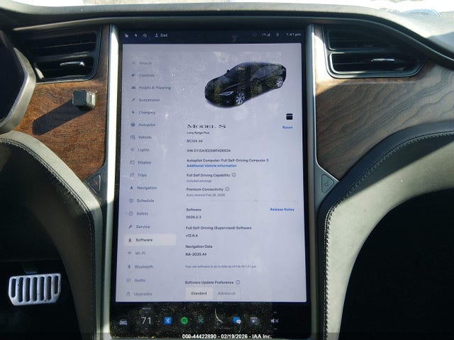 Aukcja sprzedaży 2021 Tesla Model S Long Range Dual Motor All-wheel Drive/long Range Plus Dual Motor All-wheel Drive, vin: 5YJSA1E2XMF426534, numer aukcji: 44422890
