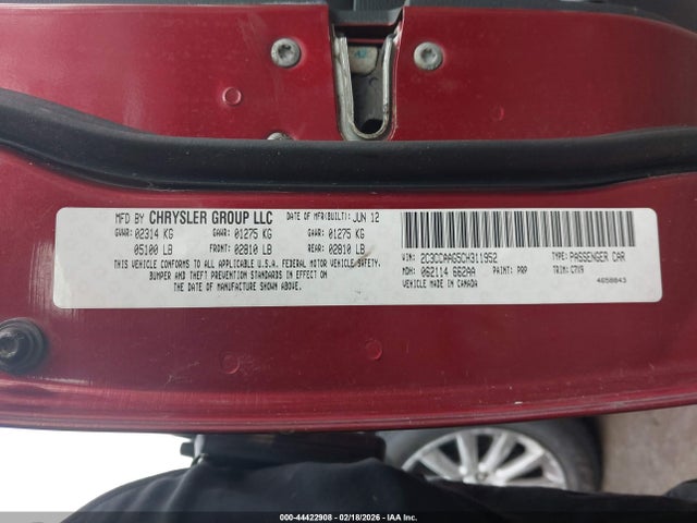 Aukcja sprzedaży 2012 Chrysler 300, vin: 2C3CCAAG5CH311952, numer aukcji: 44422908