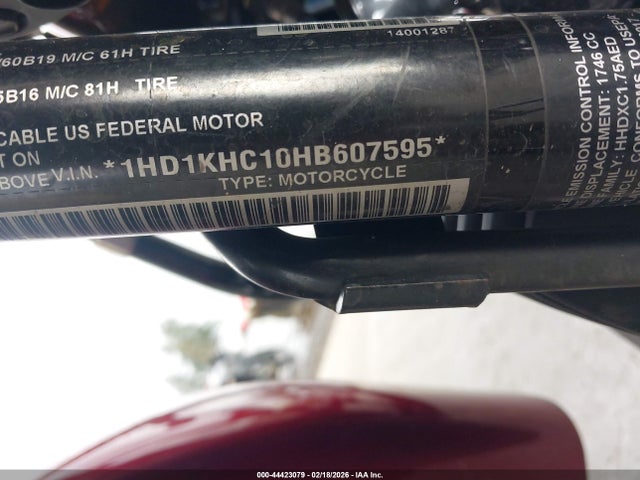 1HD1KHC10HB607595 Harley-Davidson Fltrx Road Glide